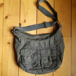 Grey Old Navy Messenger Bag